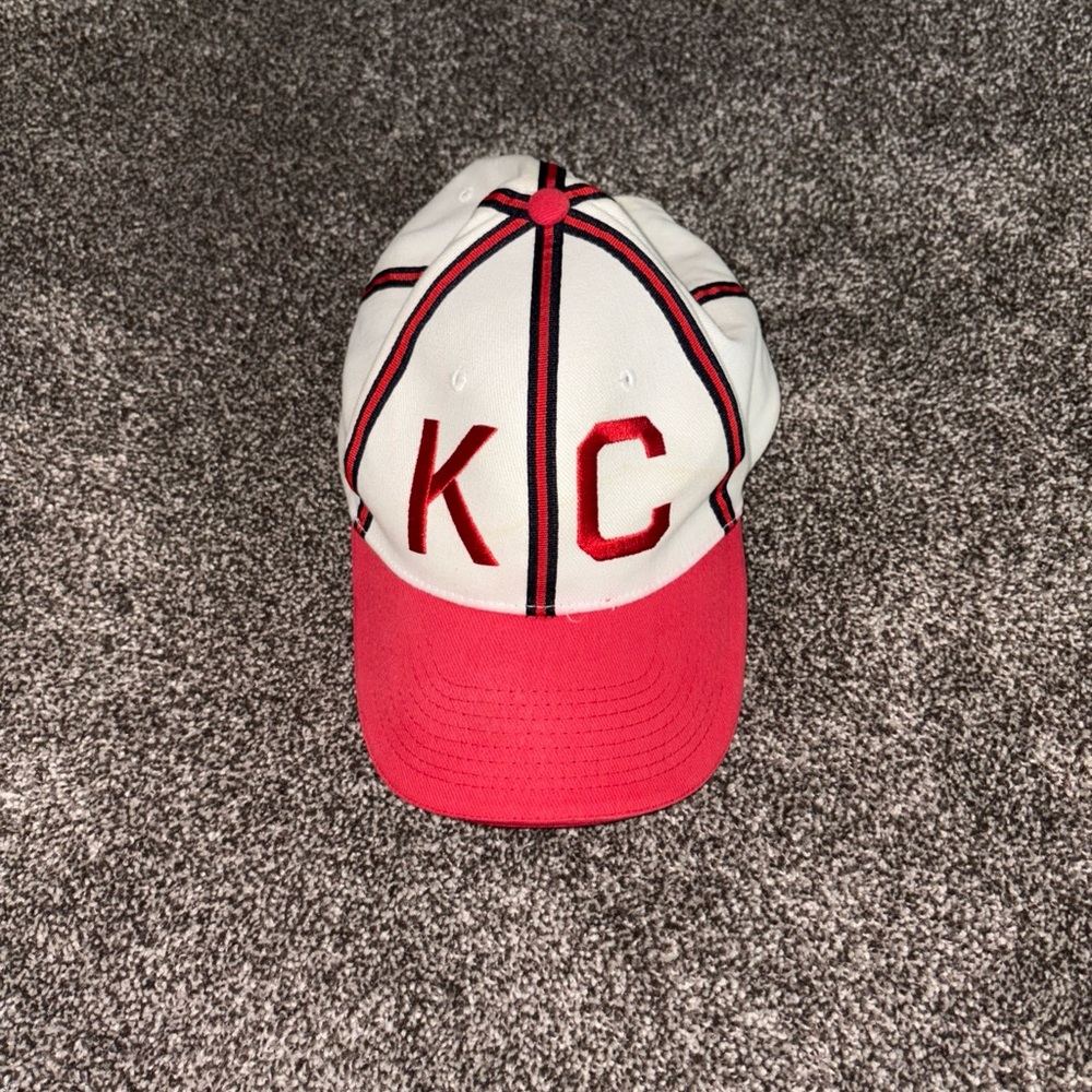 Red and White KC Baseball Cap